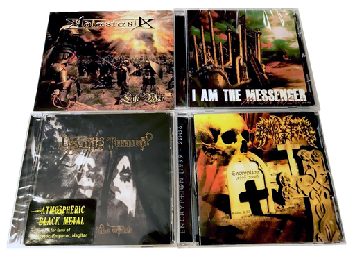 4 CHRISTIAN BLACK METAL CDS * ENCRYPTOR, ADASTASIA, I AM THE MESSENGER. FOR ANTESTOR FANS. - Christian Rock, Christian Metal