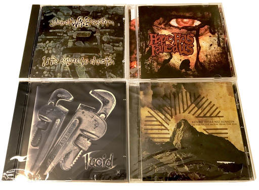 4 CHRISTIAN ROCK CDS - * LUCID, GLOBAL WAVE SYSTEM BEFORE THERE WAS ROSLYN. XIAN HARDCORE - Christian Rock, Christian Metal