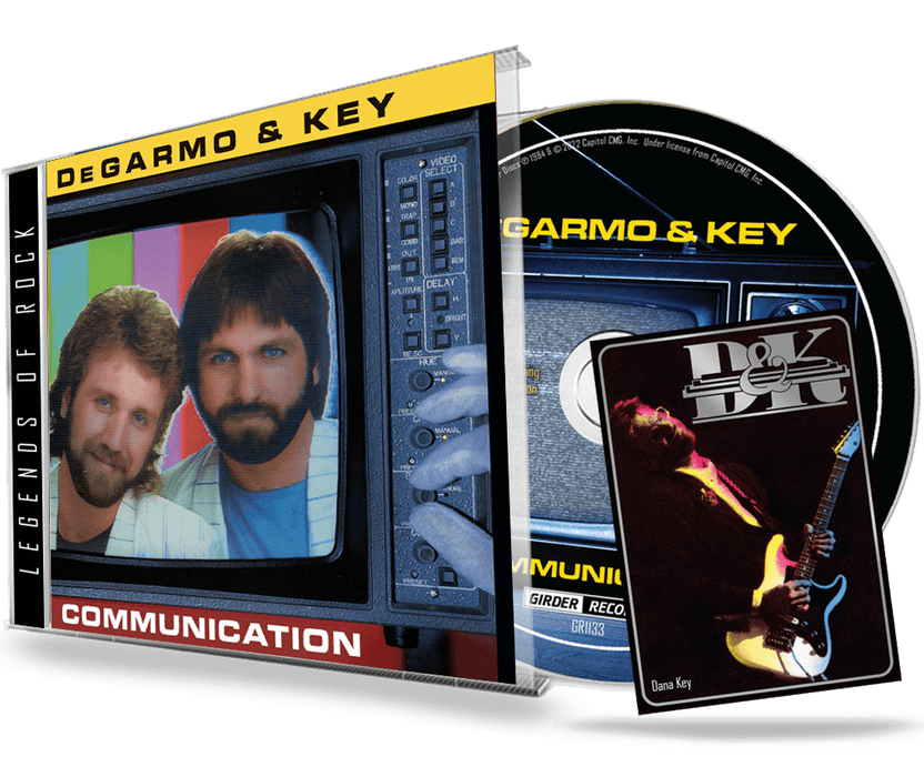 DeGarmo and Key - Communication (CD) 2022 GIRDER RECORDS GR1133 (Legends of Rock) Remastered, w/ Collectors Trading Card