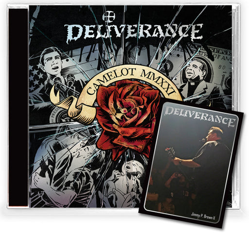 DELIVERANCE - CAMELOT IN SMITHEREENS 2021 REDUX + LTD Collector Card (Re-Recorded) (*NEW-CD, 2022, Retroactive) Masterful Heavy Metal Perfection!