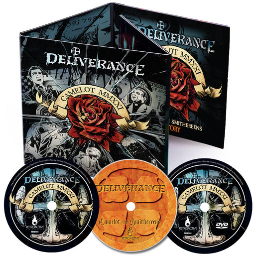 DELIVERANCE - CAMELOT IN SMITHEREENS REDUX DELUXE EDITION (Re-Recorded) (2x CD + 1x DVD + 32-Page Book, 2022, Retroactive) Masterful Heavy Metal Perfection! Regular price