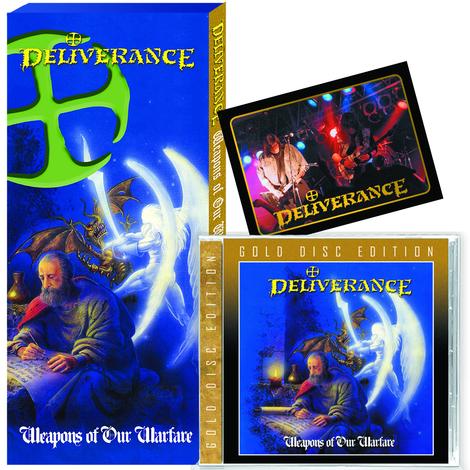DELIVERANCE - WEAPONS OF OUR WARFARE + 8 Bonus + TRADING CARD (*NEW-CD, CLASSIC LONG BOX - GOLD DISC EDITION)