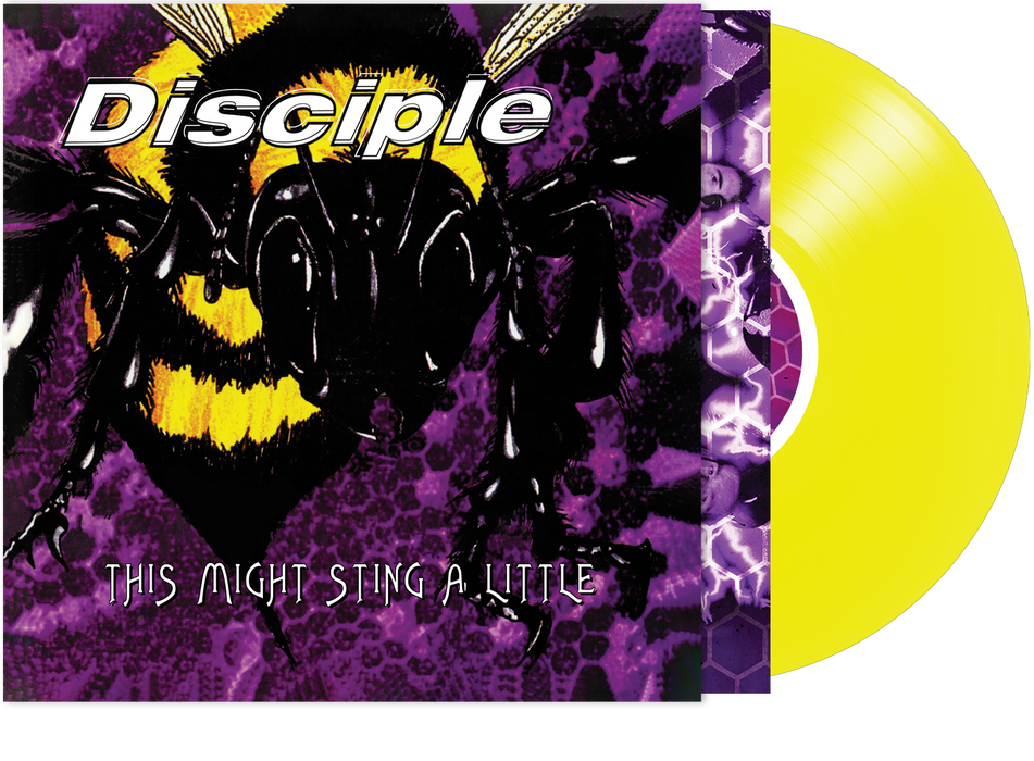 Disciple - This Might Sting A Little (Limited Run Vinyl) Yellow Vinyl, 2022 GIRDER RECORDS, Remastered