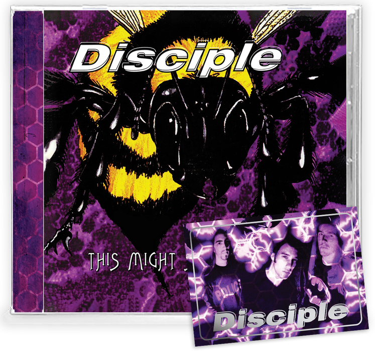 Disciple - This Might Sting A Little (CD) 2022 GIRDER RECORDS, Remastered, w/ Collectors Trading Card