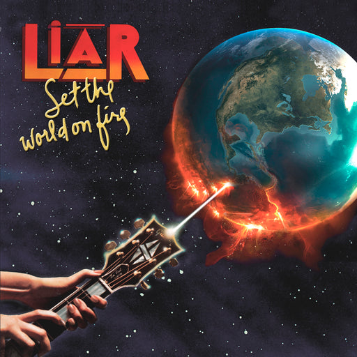 LIAR - Set The World On Fire (CD) Numbered and AUTOGRAPHED!!!