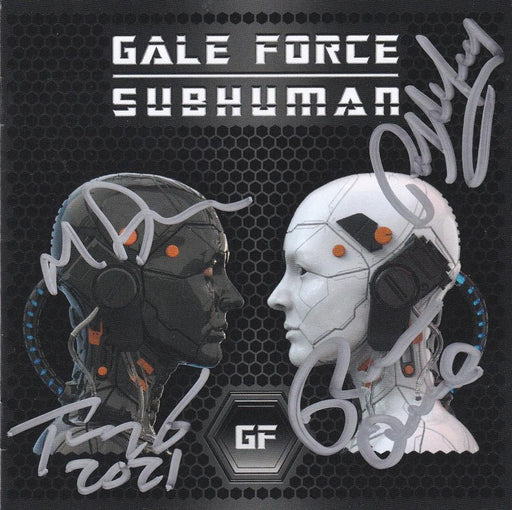 GALE FORCE - SUBHUMAN (*NEW-CD, 2021) (BARREN CROSS + DIO) ***Autographed Copies - Only a Few Left!