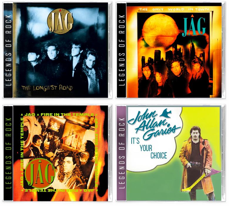 JAG (4-CD BUNDLE) Longest Road, The Only World In Town, Fire In the Temple, It's Your Choice