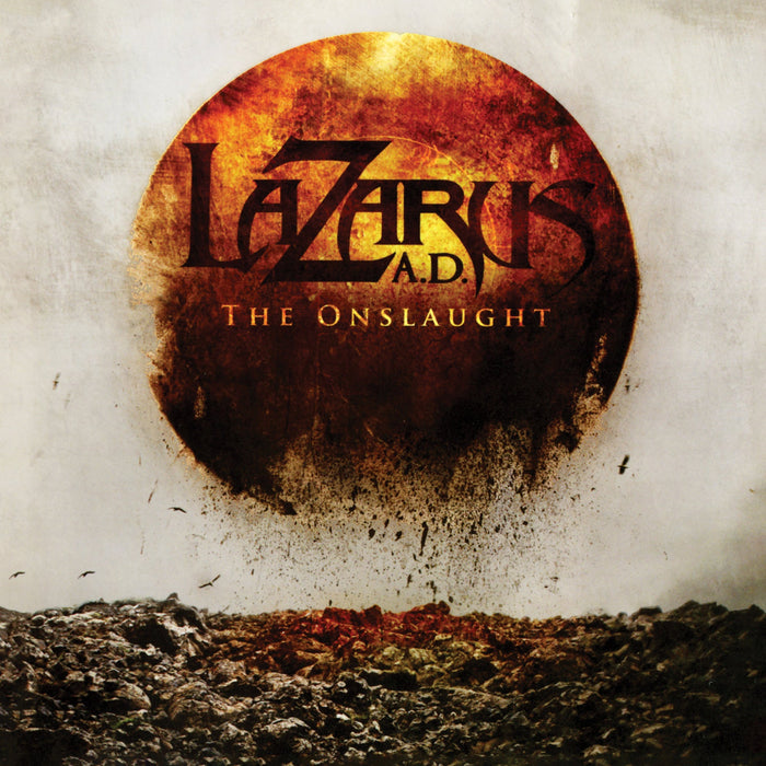 LAZARUS A.D. - THE ONSLAUGHT (*NEW-ORANGE VINYL, 2023, Limited Run Vinyl) elite Thrash Mixed by Testament's James Murphy!