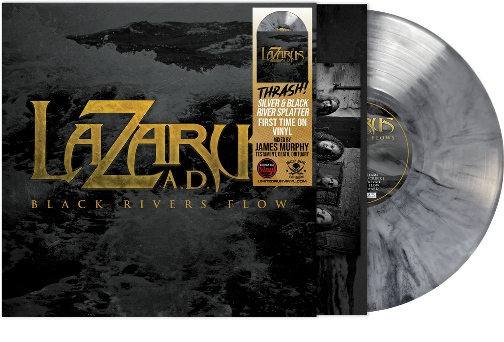 Lazarus A.D. - Black River Flows  (Silver & Black River Splatter Vinyl)