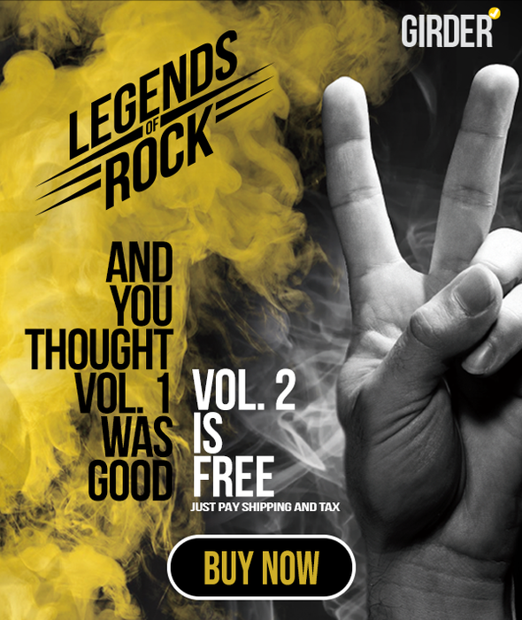 Legends of Rock Vol. 2 (CD) 2022 Girder Records