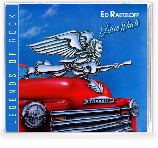 ED RAETZLOFF - DRIVIN' WHEELS (CD) 2022 GIRDER RECORDS, LEGENDS OF ROCK