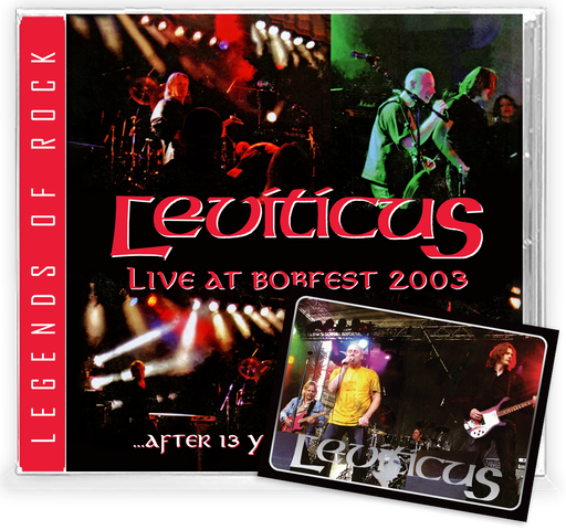 Leviticus - Live At Bobfest 2003 (*New CD) w/LTD Trading Card, 80's Metal