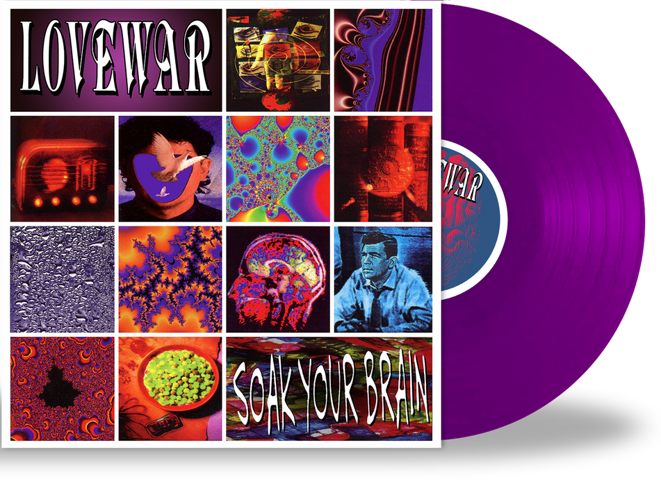 LOVEWAR - SOAK YOUR BRAIN (Limited Run Vinyl) 150 Transparent Purple Vinyl