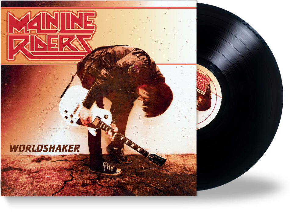 MAIN LINE RIDERS - WORLDSHAKER (*NEW-VINYL, 2023, Retroactive) For fans of AC/DC & Def Leppard