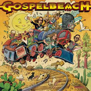 GospelbeacH – Pacific Surf Line AUTOGRAPHED (Pre-Owned Vinyl Green and Yellow splatter) Alive Records 2015