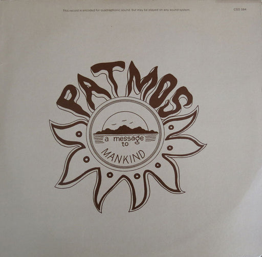 Patmos – A Message To Mankind (Pre-Owned Vinyl) Creative Sound 1974
