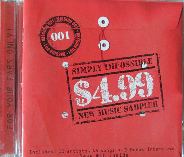 Simply Impossible Mission New Music Sampler 001 (Pre-Owned CD) 	Chordant Distribution Group 2000