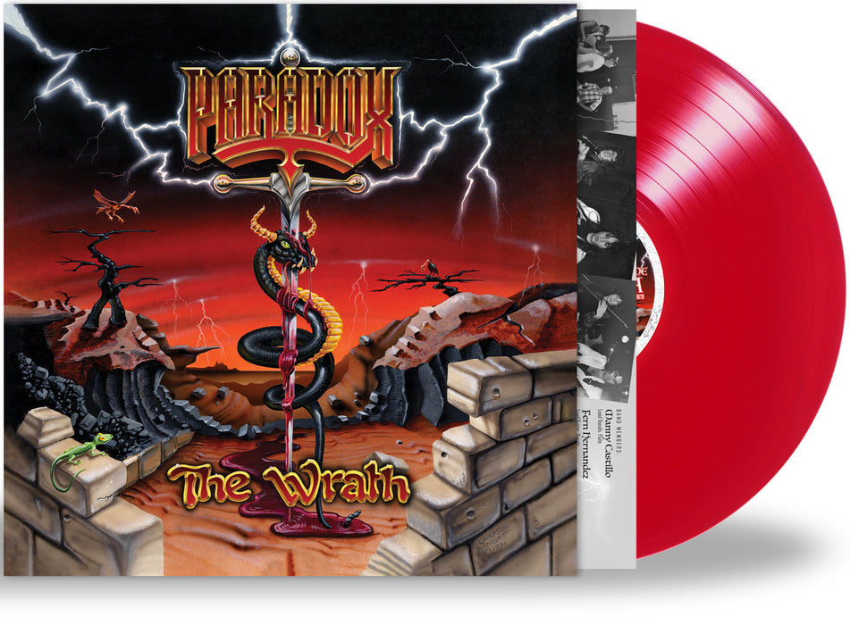 PARADOX - THE WRATH (*NEW-Red Vinyl, 2023, Retroactive Records) Epic US Prog Power Metal!