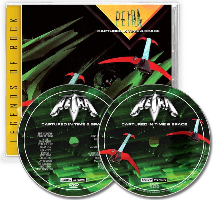 Petra - Captured In Time & Space (Collectors Edition CD & DVD) 2022 GIRDER RECORDS