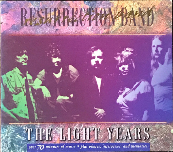 Resurrection Band - The Light Years (CD) 1995 Compilation Light Records, ORIGINAL PRESSING Digipak