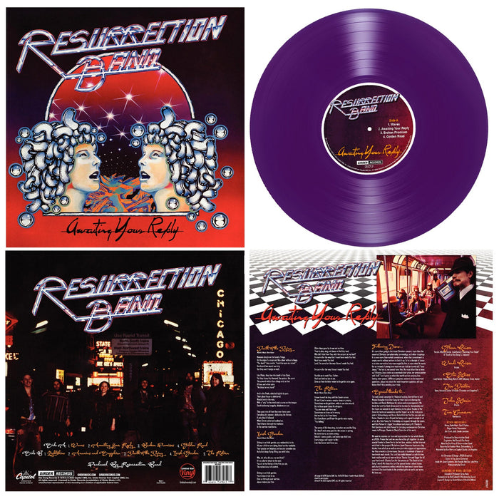 RESURRECTION BAND - AWAITING YOUR REPLY (CD/Vinyl) Limited Run Purple Vinyl + CD, Remastered