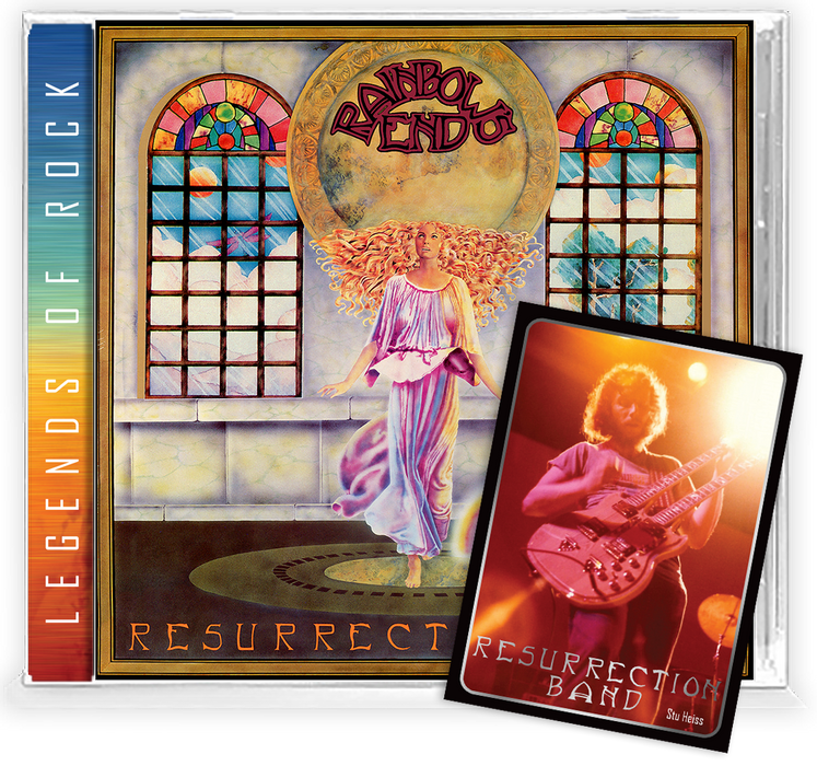 RESURRECTION BAND - RAINBOW'S END (CD) 2022 GIRDER RECORDS (Legends of Rock) Remastered, w/ Collectors Trading Card