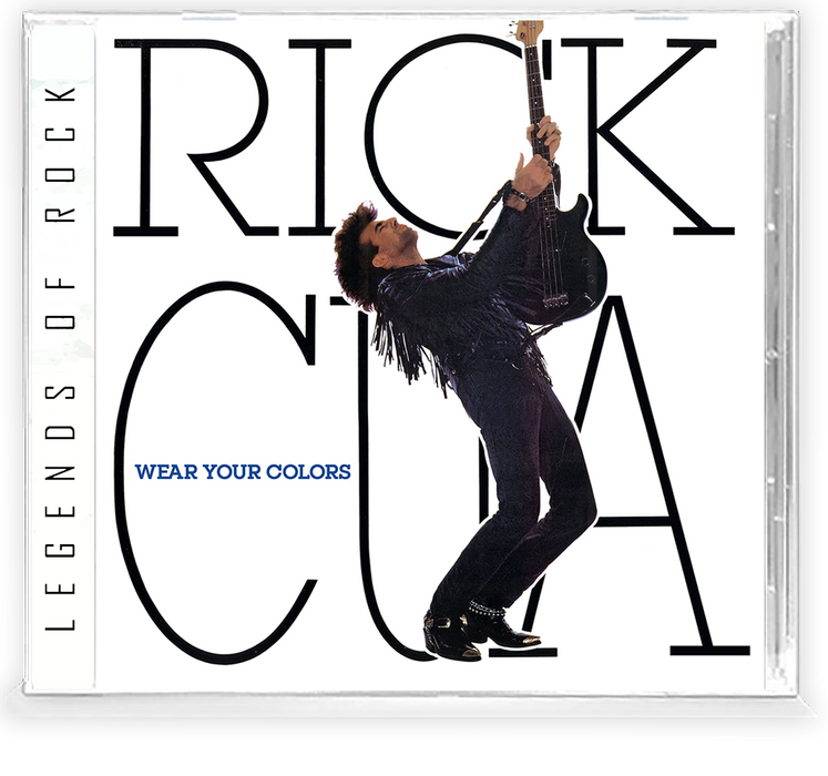 Rick Cua - Wear Your Colors (CD) 2022 Legends of Rock, Remastered, w/ Collectors Trading Card