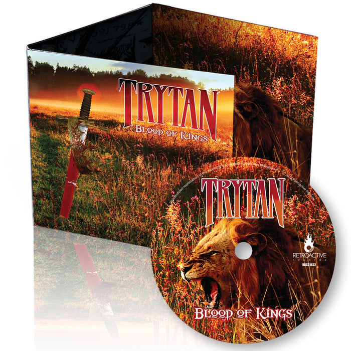 TRYTAN - BLOOD OF KINGS (*NEW-CD Digiwallet, 2022, Retroactive Records) Eric Gillette/Neal Morse Band + John Elefante/Kansas + Jim LaVerde/Barren Cross (CD)