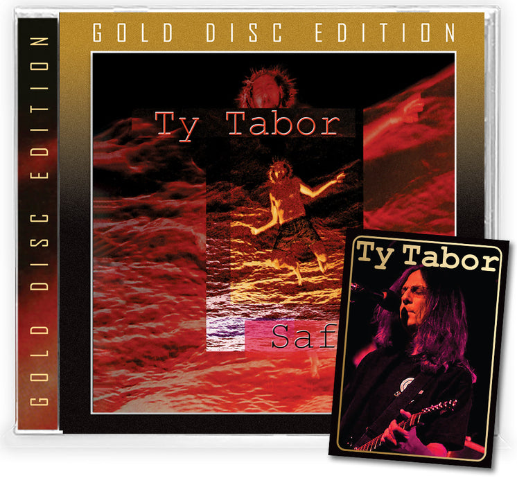 TY TABOR - SAFETY (*NEW-GOLD MAX CD, 2022, Brutal Planet) King's X guitarist