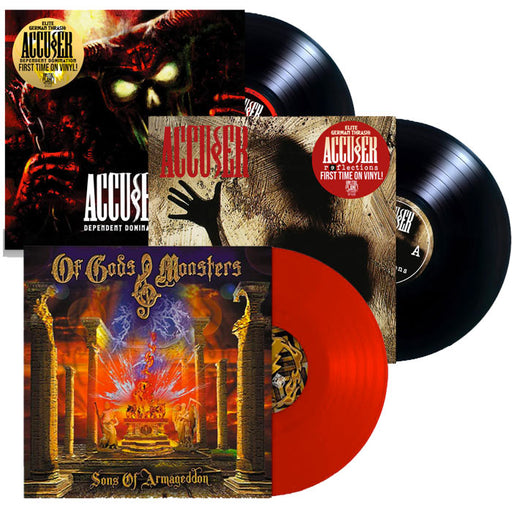 Accuser Dependent Domination, Accuser Reflections , Of Gods and Monsters - Sons of Armegeddon (Limited Run Vinyl)