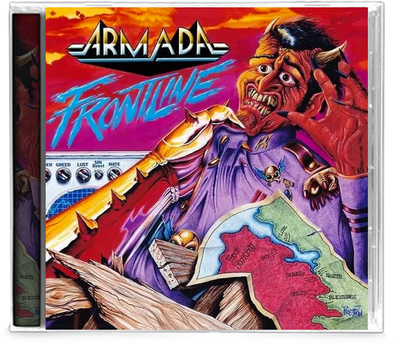 ARMADA - FRONTLINE (Legends Remastered) (*New-CD, 2019, Retroactive Records) - Christian Rock, Christian Metal
