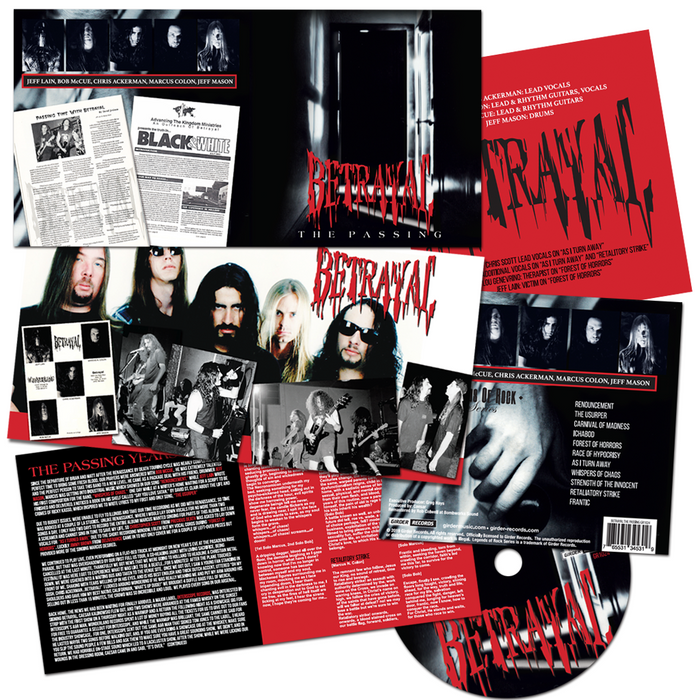 Betrayal - The Passing (CD) Remastered - 2019 Girder Records w