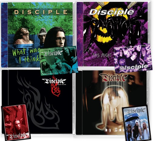 Disciple 4 CD Bundle, 2022 Girder Records, LTD Collector Cards