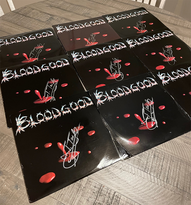 BLOODGOOD - AUTOGRAPHED!!! BY DRUMMER J.T. TAYLOR