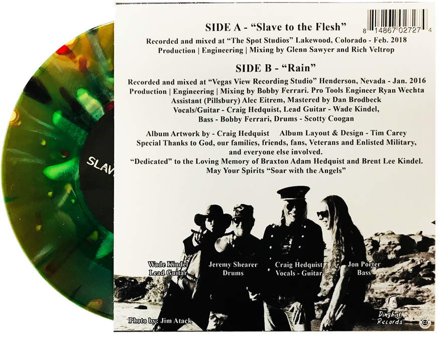 Cleanzed Soul - Slaves To the Flesh (7" Vinyl) - Christian Rock, Christian Metal