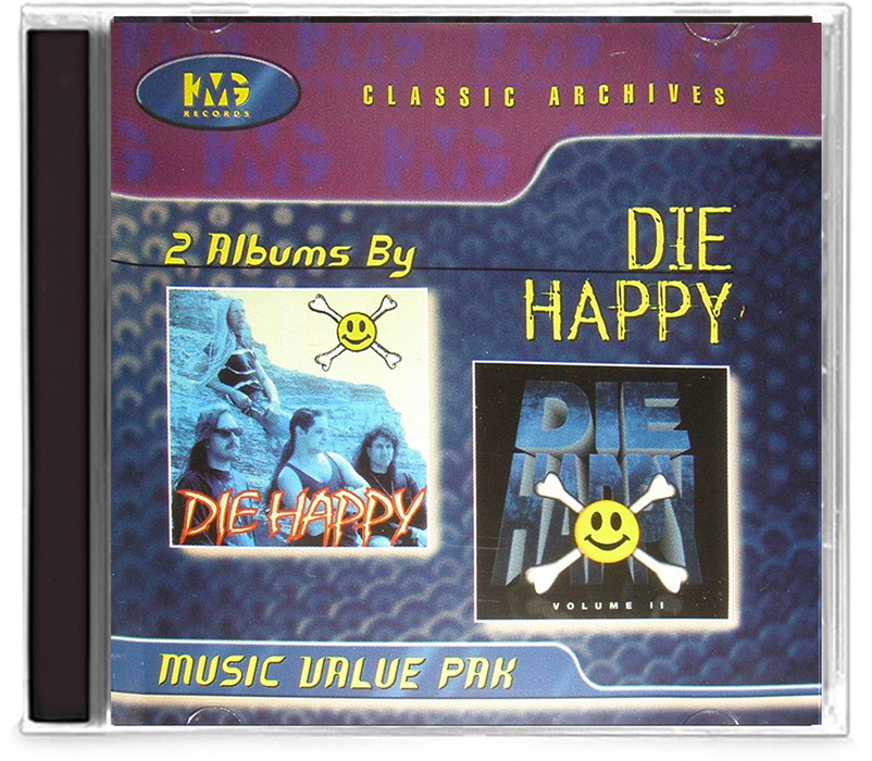 Die Happy - 2 Album Classic Archives (CD) Volume II - Christian Rock, Christian Metal