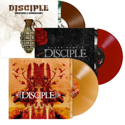 Disciple 3 Vinyl Bundle - Scars Remain, Horseshoes and Handgrenades, Disciple