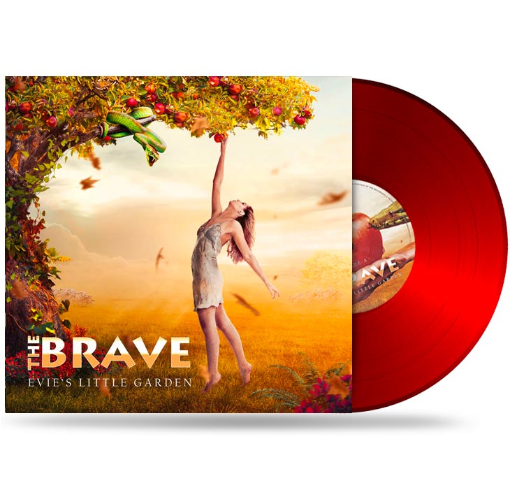 THE BRAVE - EVIE'S LITTLE GARDEN (2022 VINYL) COLORED RED, LIMITED EDITION