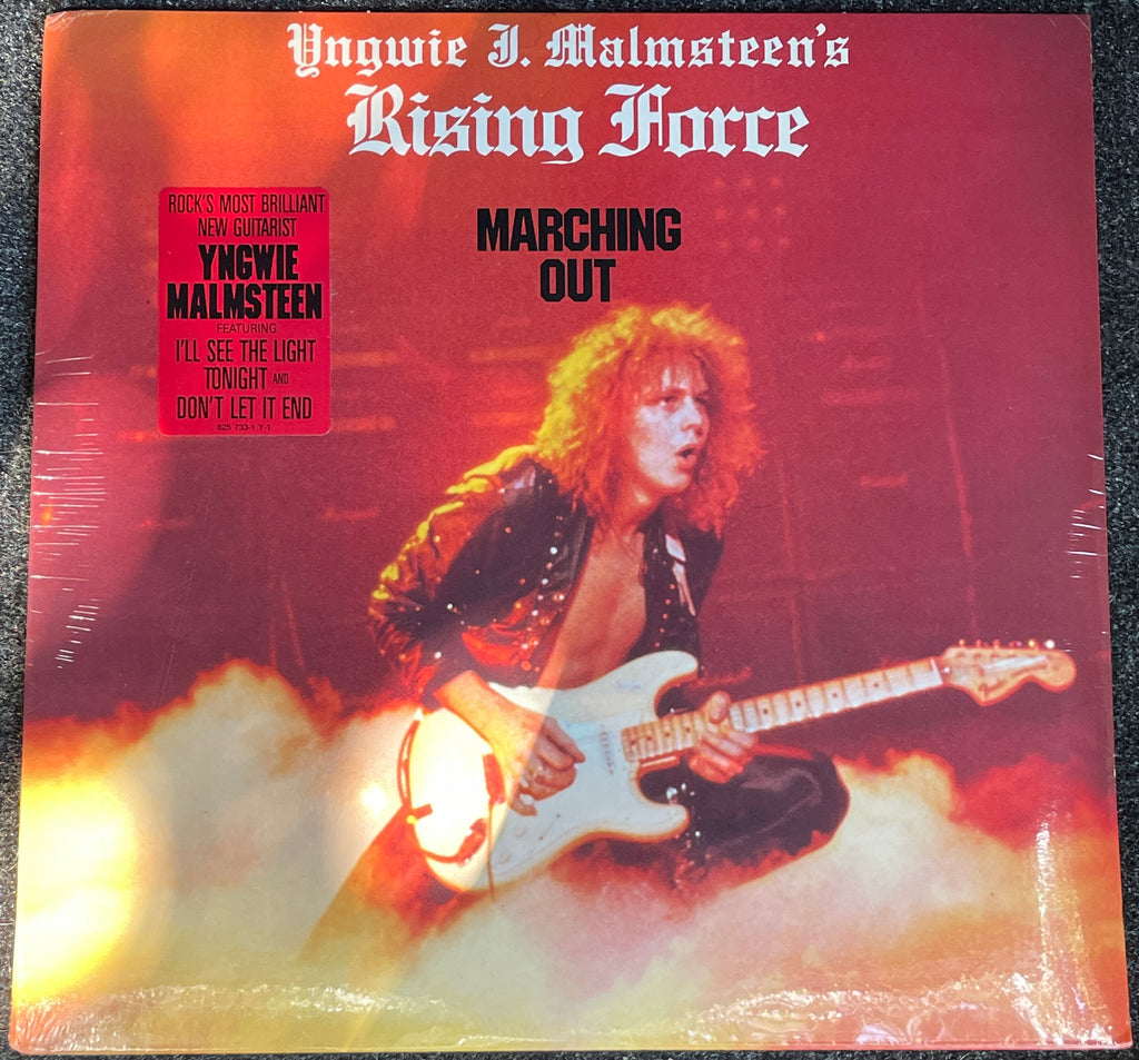 Yngwie Malmsteen's SEALED Rising Force MARCHING OUT VINTAGE 1985 LP HY ...