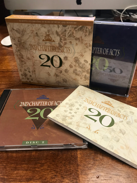 2nd Chapter of Acts 20 BOX SET - 41 Songs (2-Disc) w/60 Page Booklet - Christian Rock, Christian Metal