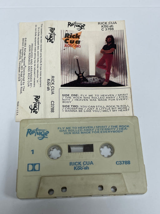Rick Cua – Koo-Ah (Used Cassette Tape) Refuge Records 1982