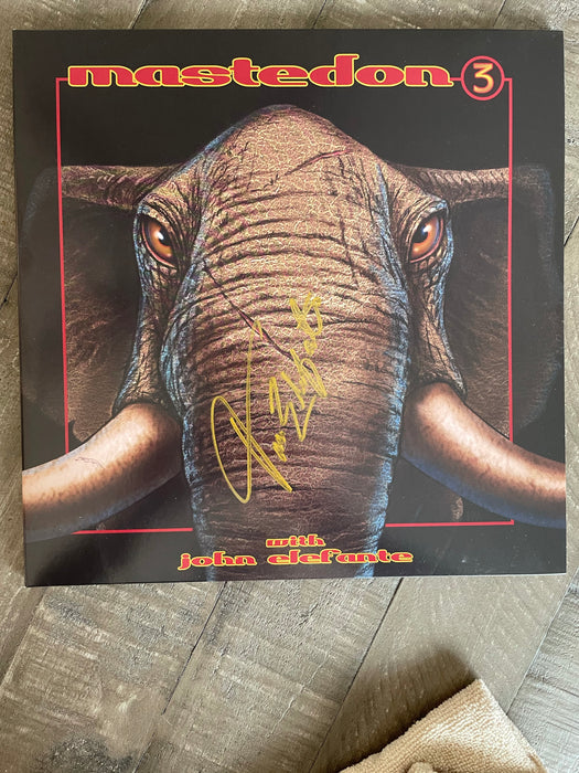 Mastedon - 3 (AUTOGRAPHED!!!) 2xLP Gatefold Double Vinyl Album Clear w/Splatter John Elefante & Kerry Livgren of Kansas