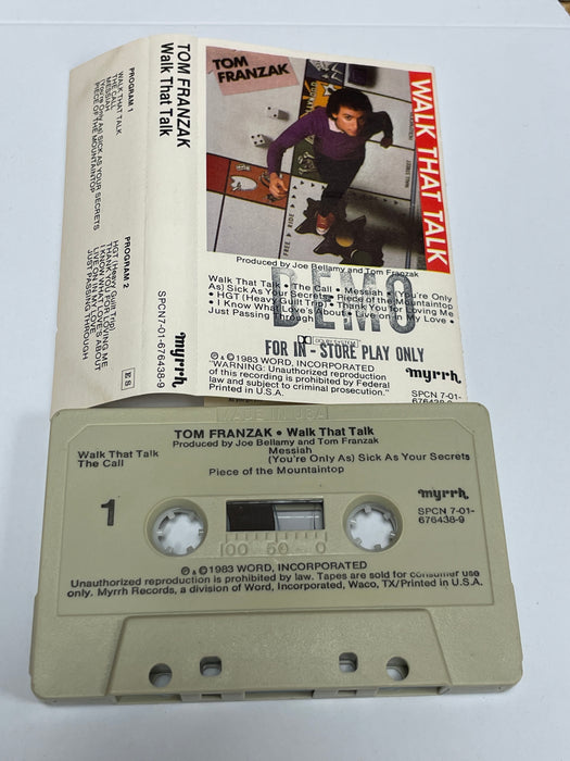 Tom Franzak – Walk That Talk (Used Cassette Tape) Myrrh 1983