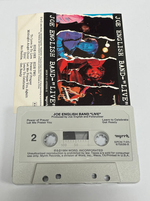 The Joe English Band – Live (Used Cassette Tape) 	Myrrh 1984