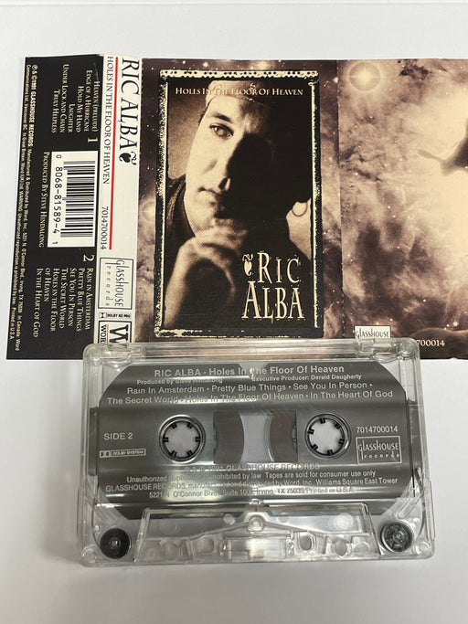 Ric Alba – Holes In The Floor Of Heaven (Used Cassette Tape) Glasshouse Records 1991