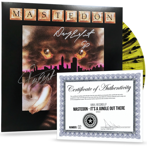 AUTOGRAPHED Mastedon - It's a Jungle Out There (Limited 200 Run Splatter Vinyl)