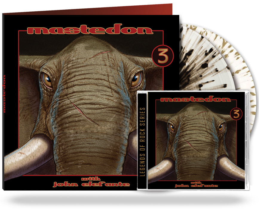 Mastedon - 3 (2xLP Gatefold Double Vinyl Album Clear w/Splatter + CD Bundle) John Elefante & Kerry Livgren of Kansas