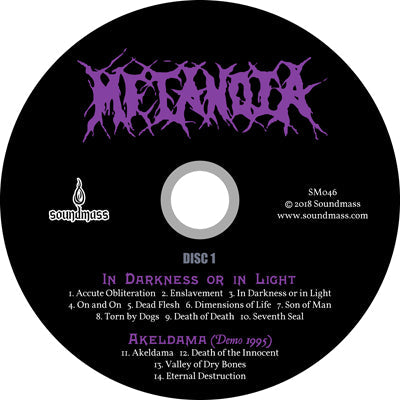 METANOIA - IN DARKNESS OR IN LIGHT (2-CD Reissue, Soundmass, 2018)