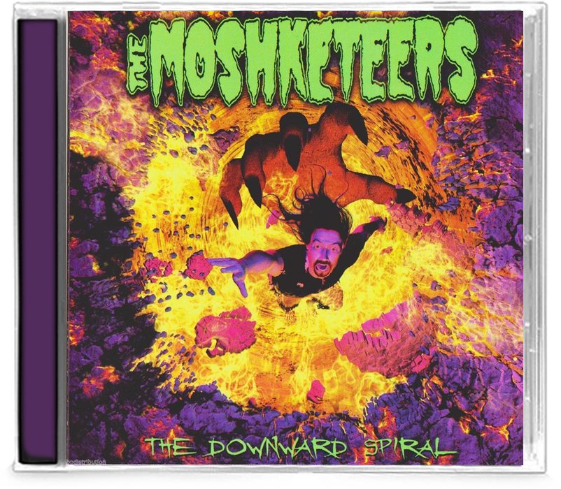 THE MOSHKETEERS - THE DOWNWARD SPIRAL (*NEW-CD, 2010, Roxx) Christian Thrash Formerly RAPTURE - Christian Rock, Christian Metal