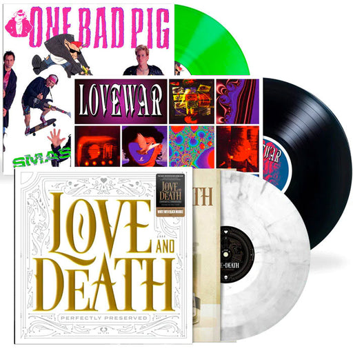 Love and Death Perfectly Preserved, Lovewar Soak Your Brain, One Bad Pig Smash (Limited Run Vinyl)